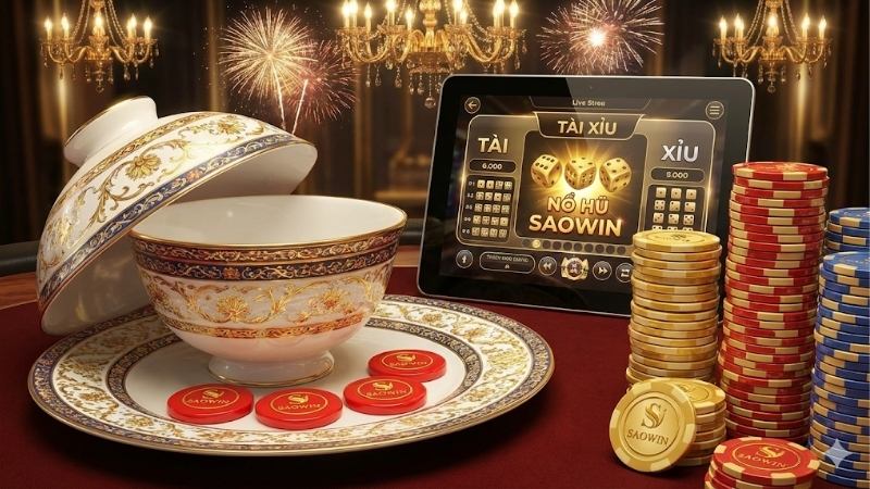 Cổng game Saowin - Bí quyết chinh phục Tài Xỉu và Xóc Đĩa 7 cong-game-saowin